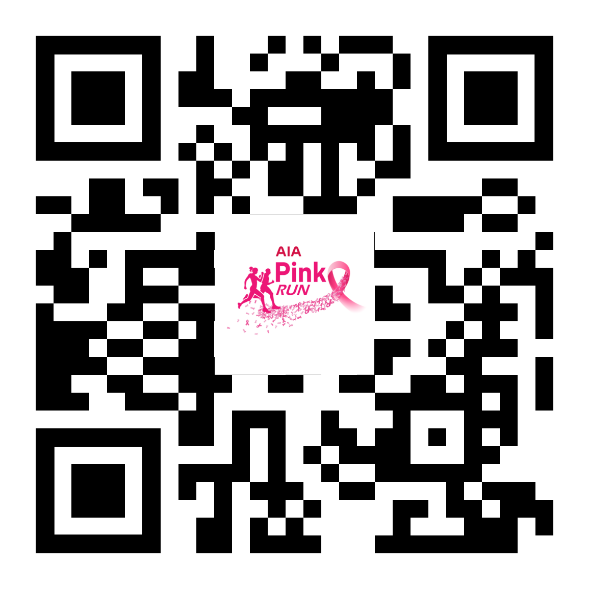 Pink Run QR Code